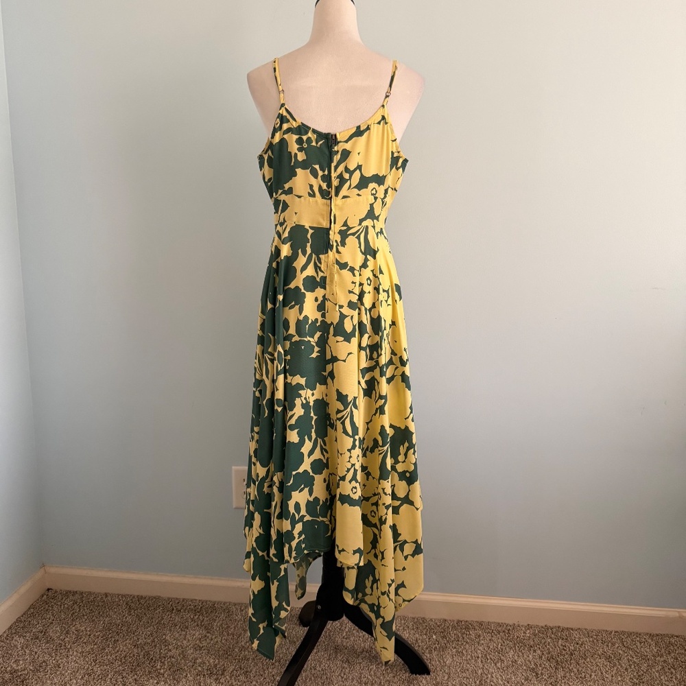 Sundance Soliloquies Citron Floral Print Maxi Dress Size M - Picture 6 of 11